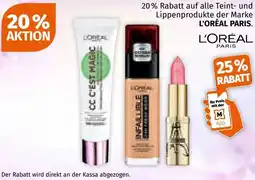 Müller Auf alle teint- und lippenprodukte der marke l'oréal paris Angebot