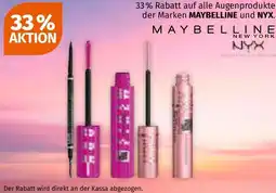 Müller Auf alle augenprodukte der marken maybelline und nyx Angebot