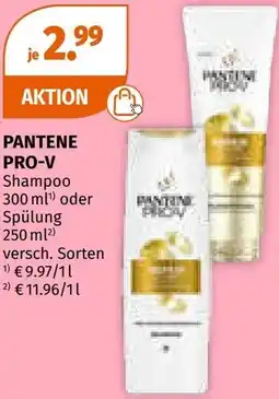 Müller Pantene pro-v shampoo oder spülung Angebot