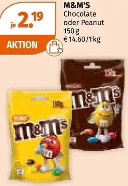Müller M&M'S Chocolate oder Peanut Angebot