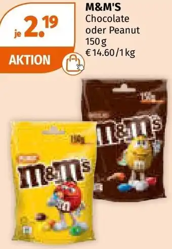 Müller M&M'S Chocolate oder Peanut Angebot