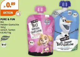 Müller Pure & fun bio helden quetschie Angebot