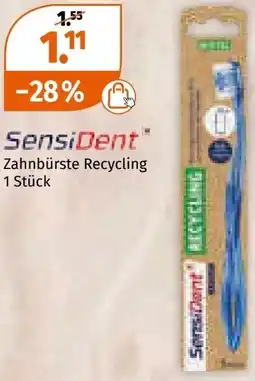 Müller SensiDent Zahnbürste Recycling Angebot