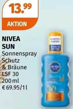 Müller Nivea sun sonnenspray schutz & bräune lsf 30 Angebot