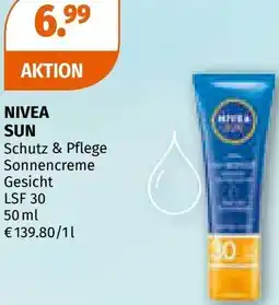 Müller Nivea sun schutz & pflege sonnencreme gesicht lsf 30 Angebot