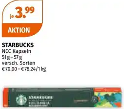 Müller Starbucks ncc kapseln Angebot