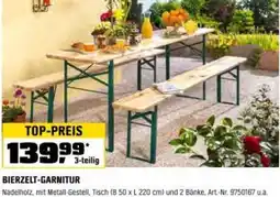 OBI Bierzelt-garnitur Angebot
