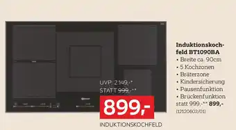 XXXLutz Induktionskochfeld feld BT1090BA Angebot