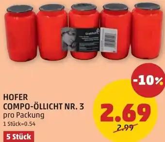 PENNY Hofer compo-öllicht Angebot