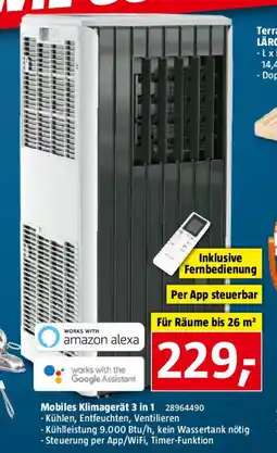 Bauhaus Mobiles Klimagerät 3 in 1 Angebot