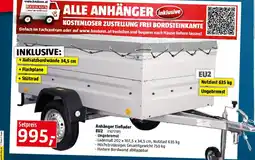 Bauhaus Anhänger Tieflader EU2 Angebot