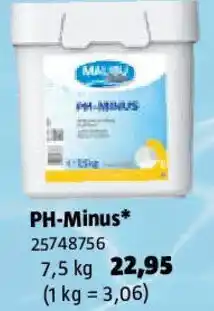 Bauhaus Malibu pH-Minus Angebot