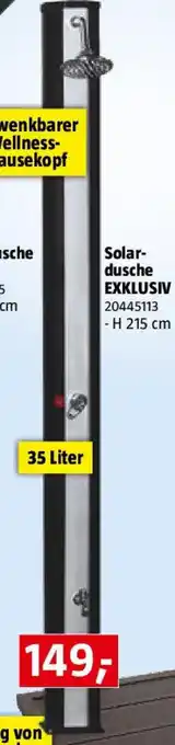 Bauhaus myPool Solardusche Exclusiv Angebot