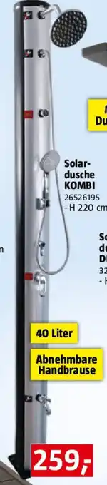 Bauhaus myPool Solardusche Kombi Angebot