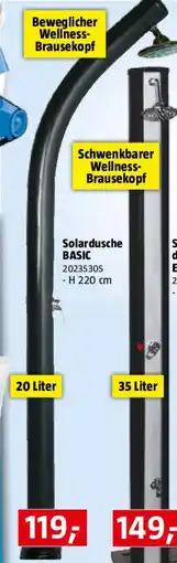Bauhaus myPool Solardusche Basic Angebot