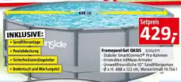Bauhaus Funsicle Frame-Pool Set Oasis Angebot