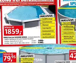 Bauhaus Kwad pool-set supreme design Angebot
