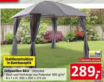 Bauhaus Zeltpavillon bali Angebot