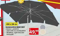 Bauhaus Sunfun Marktschirm Basic Easy Angebot
