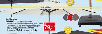 Bauhaus Sunfun Marktschirm Trentino Angebot