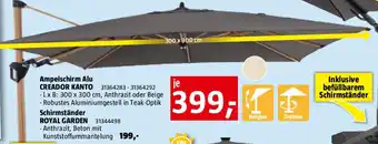 Bauhaus Ampelschirm Alu Angebot