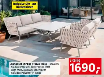 Bauhaus Loungeset expert riva Angebot