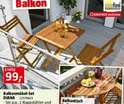 Bauhaus Balkonmöbel set diana Angebot