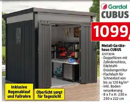 Bauhaus Metall gerätehaus cubus Angebot