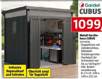 Bauhaus Metall gerätehaus cubus Angebot