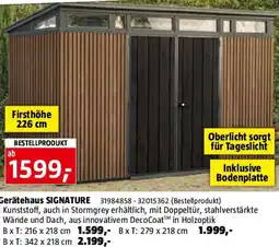 Bauhaus Keter Gerätehaus Signature Strom Grey Angebot