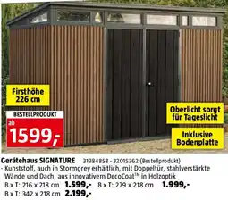 Bauhaus Gerätehaus signature Angebot