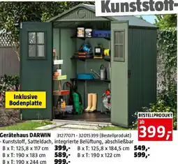 Bauhaus Keter Gerätehaus Darwin Angebot
