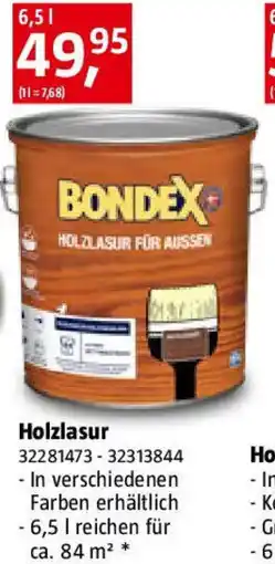 Bauhaus BONDEX Holzlasur Angebot