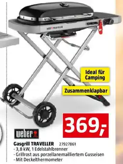 Bauhaus Gasgrill traveller Angebot