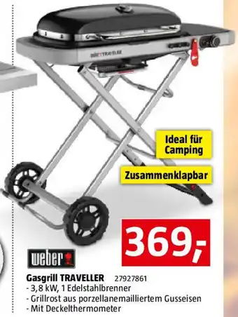 Bauhaus Gasgrill traveller Angebot