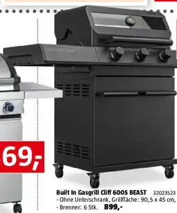 Bauhaus Built in Gasgrill Cliff 6005 Beast Angebot