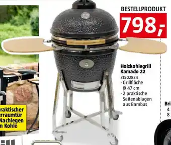 Bauhaus Holzkohlegrill Kamado 22 Angebot