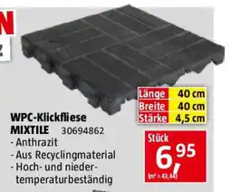 Bauhaus WPC-Klickfliese Mixtile Angebot
