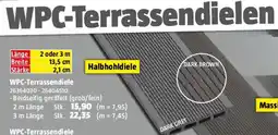 Bauhaus Wpc-terrassendiele dark grey Angebot