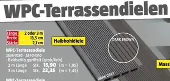 Bauhaus Wpc-terrassendielen dark grey Angebot