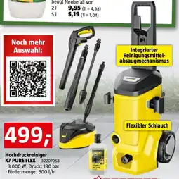 Bauhaus Hochdruckreiniger k7 pure flex Angebot