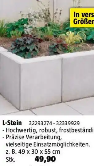 Bauhaus L-Stein Angebot