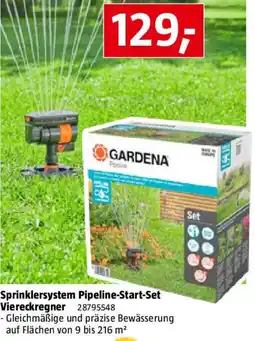 Bauhaus Sprinklersystem Pipeline-Start-Set Viereckregner Angebot