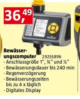 Bauhaus Bewässerungscomputer Angebot