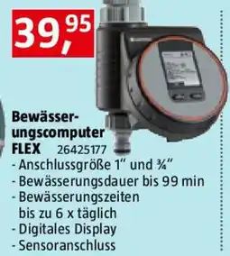 Bauhaus Bewässer ungscomputer flex Angebot