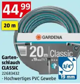 Bauhaus GARDENA Gartenschlauch CLASSIC Angebot