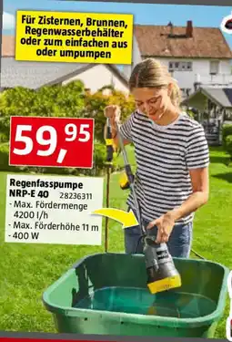 Bauhaus Regenfasspumpe Angebot