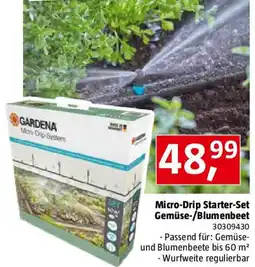 Bauhaus Micro-Drip Starter Set Gemüse Blumenbeet Angebot
