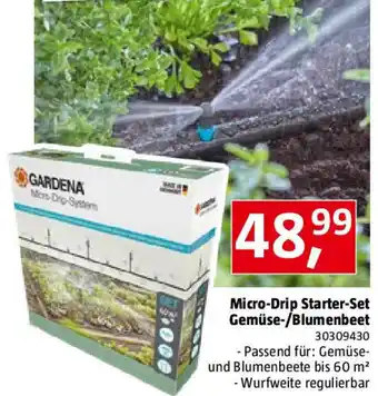 Bauhaus Micro-Drip Starter Set Gemüse Blumenbeet Angebot