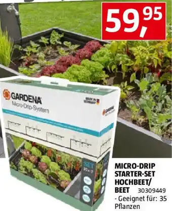 Bauhaus Micro drip starter set hochbeet beet Angebot
